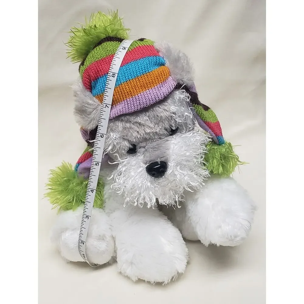 Maurices Shelby the Schnauzer Winter Cap Soft Dog Plush Stuffed Animal